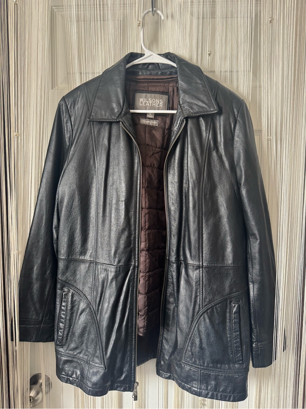 Vintage Wilson's Leather Woman's Black Jacket